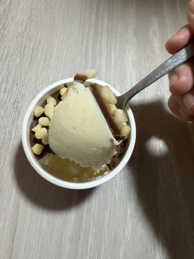 ヴィタメールアイスギフトセット バニラの断面図